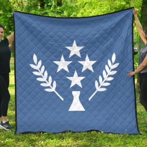 Kosrae Flag Premium Quilt A6  Quilt